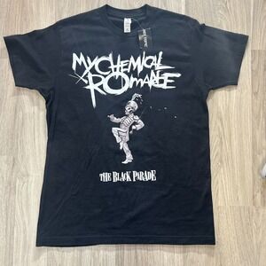 My Chemical Romance Emo The Black Parade Shirt Size M Cotton Hot Topic Band Goth
